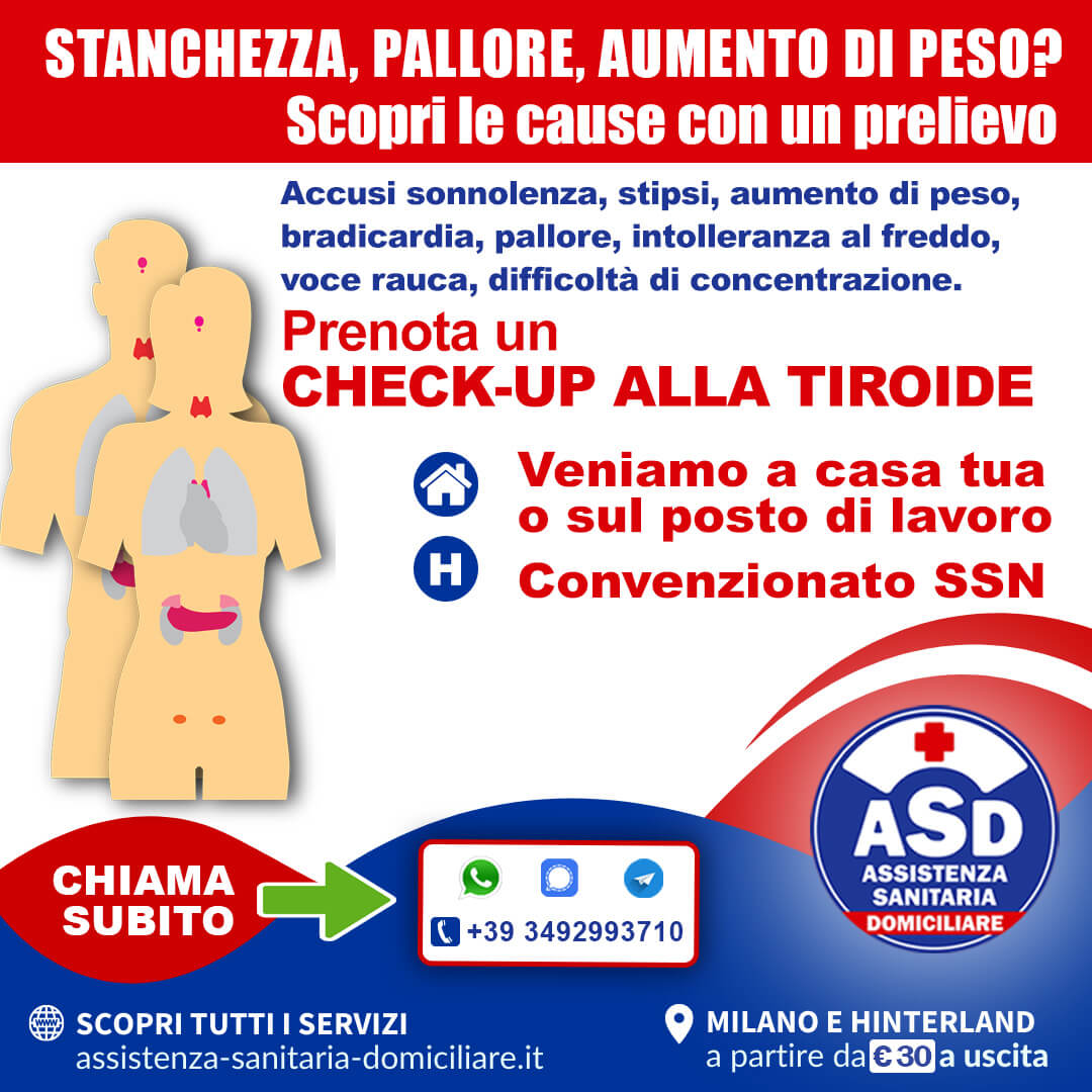 CHECK UP TIROIDE A DOMICILIO