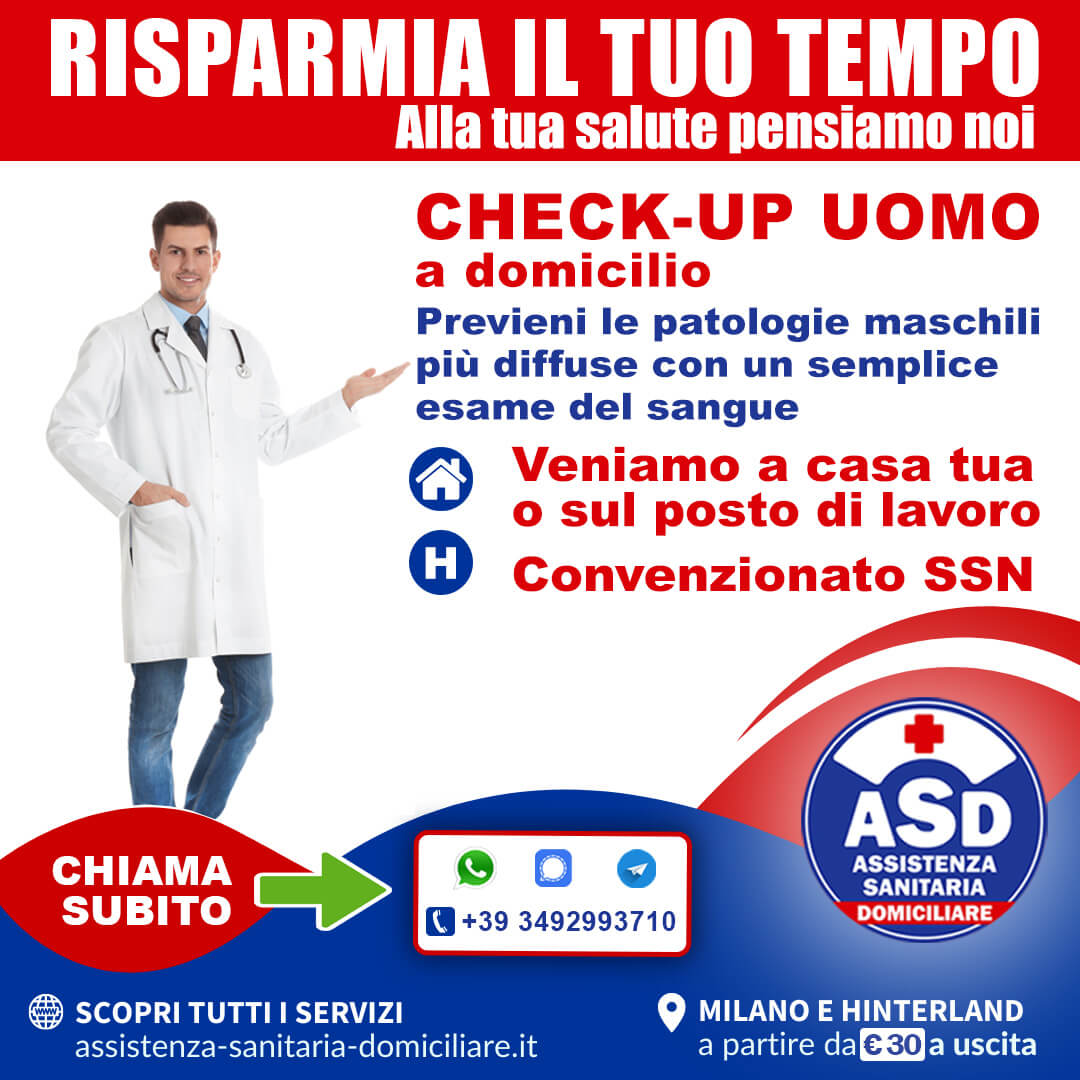 CHECK-UP UOMO A DOMICILIO